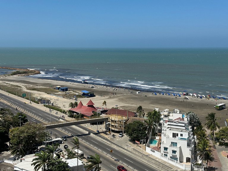 Moderno Apto de 2 Alcobas a Pocos Pasos de Playa Azul y del