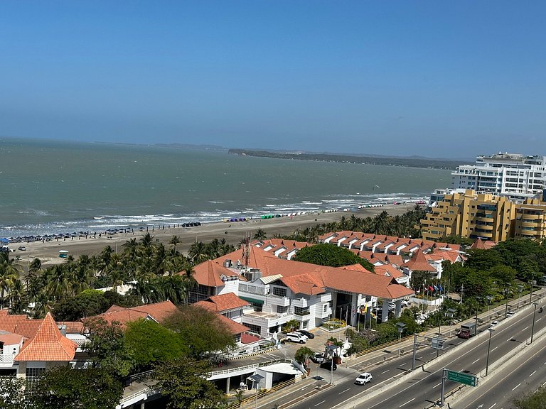 Moderno Apto de 2 Alcobas a Pocos Pasos de Playa Azul y del