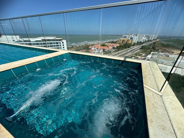 Moderno Apto de 2 Alcobas a Pocos Pasos de Playa Azul y del